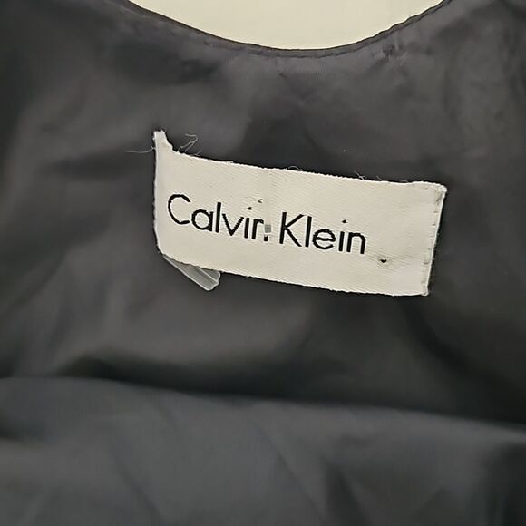 Calvin Klein Maternity Robe Slip-On Midi Dress With Low Back Black 6 - Picture 6 of 16